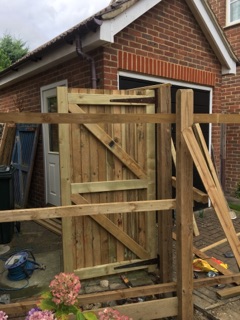 Wooden Garden Gate Construction